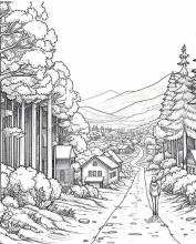 Coloring book fun.